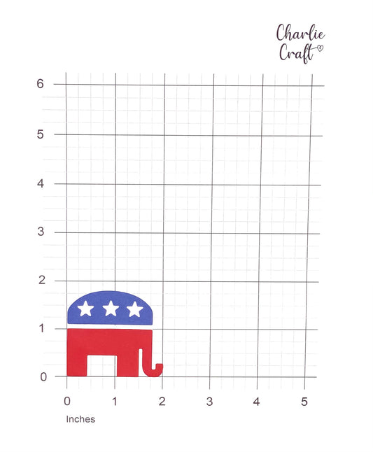 Republican Party Elephant - 6 Piece Set