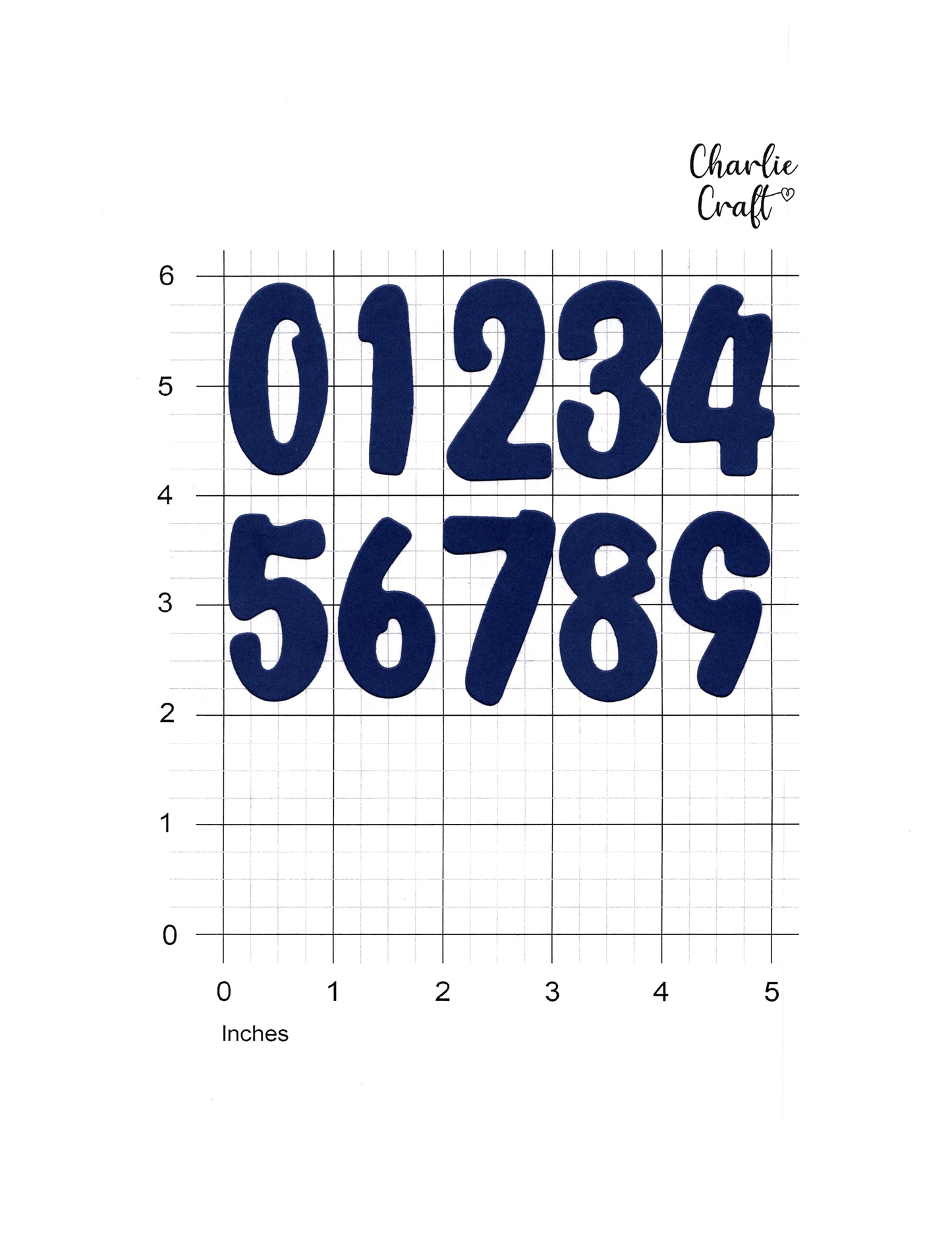 Big Numbers - 10 Piece Set