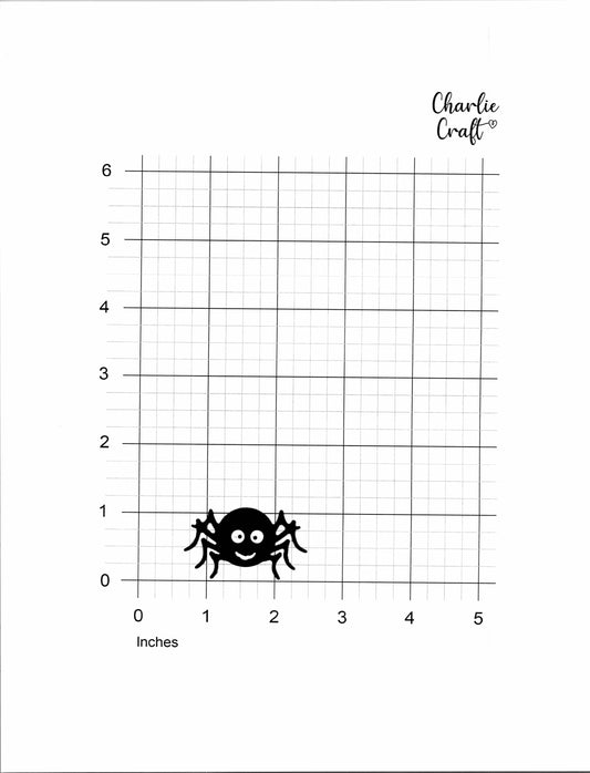 Mr. Spider - 4 Piece Set - 1" x 1.75"