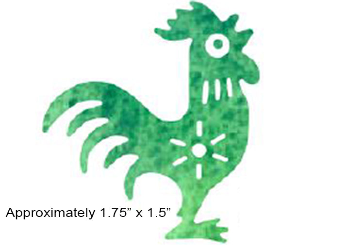 Cock a Doodle Doo - 1.75" x 1.5"