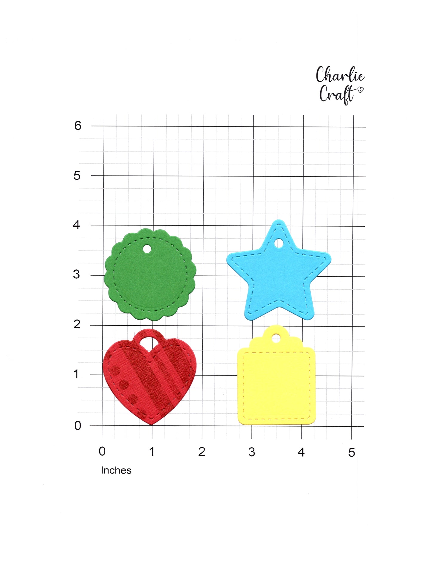 Gift Tag Shapes - 4 piece set