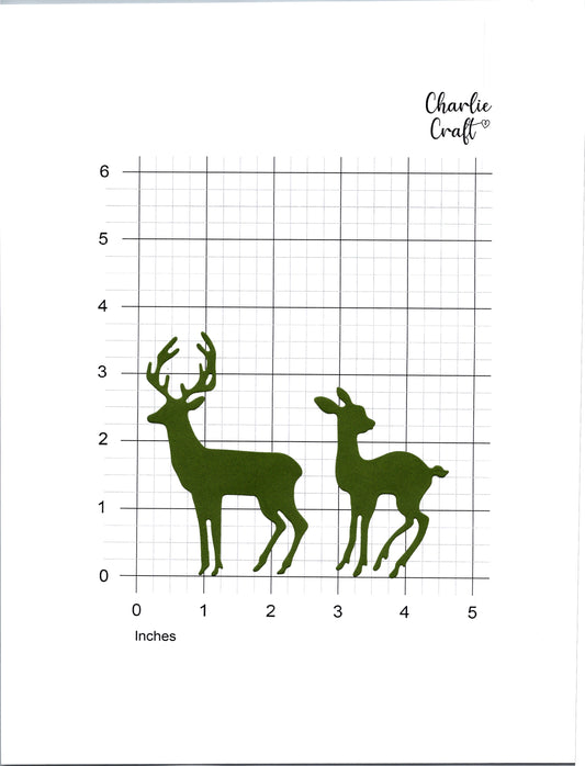 Mr. and Mrs. Reindeer - 2 piece set
